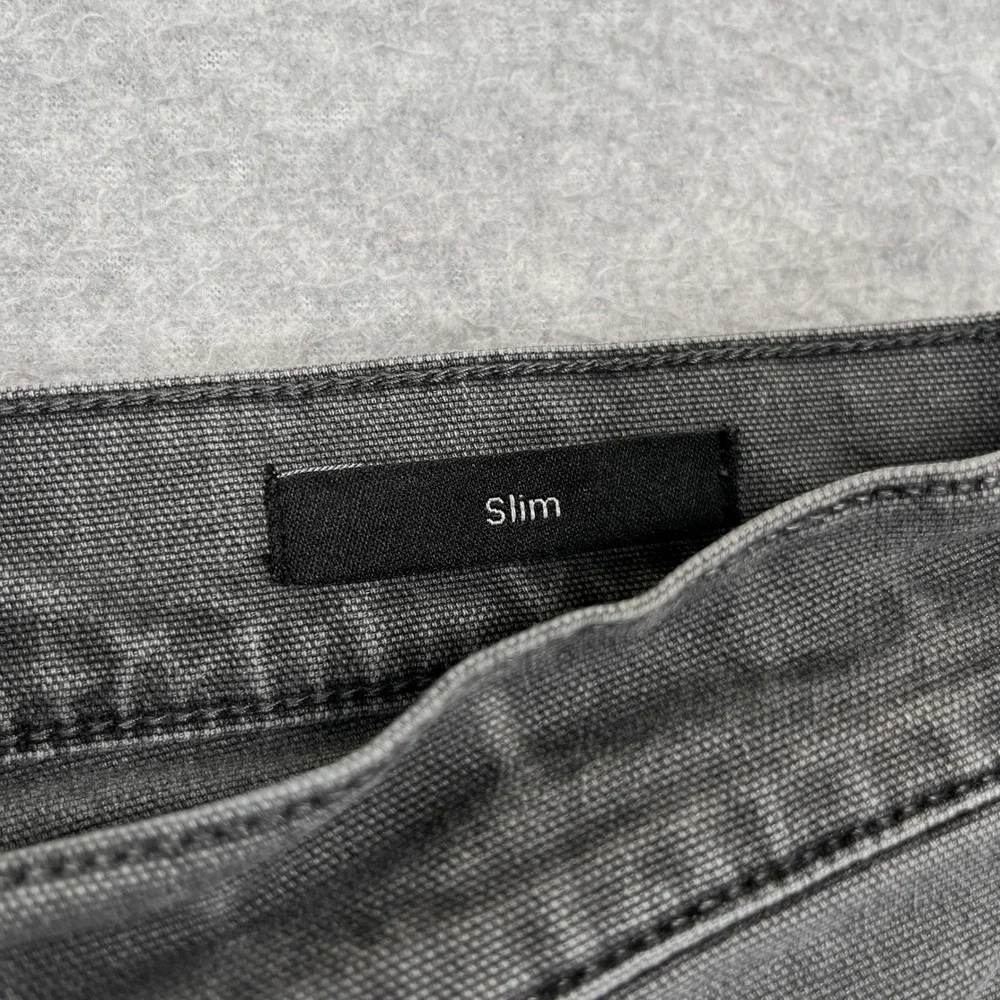 Proof Rover Pants Mens 33x32 (32x31) Gray Slim Stretch Workwear‎ Outdoor Canvas